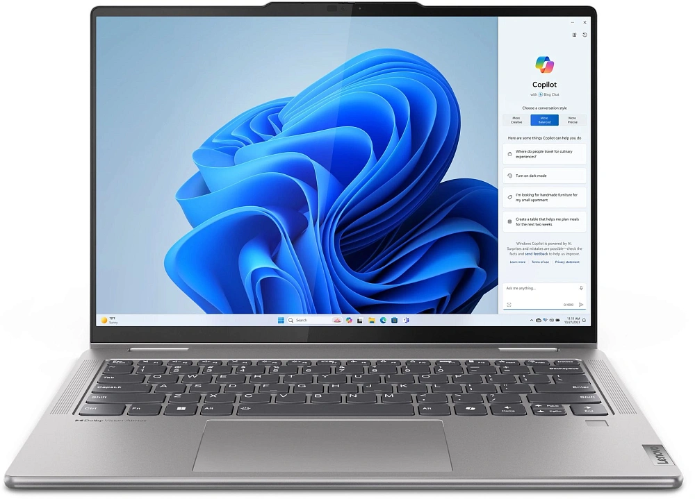 Lenovo Yoga 7 14AHP9 Ryzen 7 8840HS 16Gb SSD1Tb AMD Radeon 780M 14" IPS Touch WUXGA (1920x1200) Windows 11 Home dk.grey WiFi BT Cam Bag Lenovo Yoga 7 14AHP9 Ryzen 7 8840HS 16Gb SSD1Tb AMD Radeon 780M 14" IPS Touch WUXGA (1920x1200) Windows 11 Home dk.grey WiFi BT Cam Bag