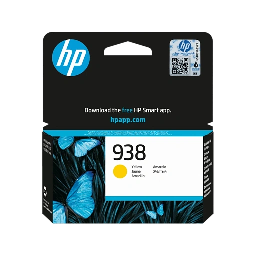 HP 938 Yellow Original Ink Cartridge