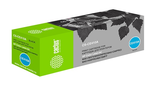 лазерный Cactus 410A черный (2200стр.) для HP LJ Pro 300/M351/400/M451