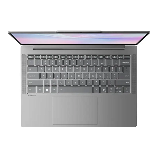 Lenovo IdeaPad Slim 5 14AHP10 14"(1920x1200 OLED)/AMD Ryzen 7 8845HS(3.8Ghz)/16384Mb/512PCISSDGb/noDVD/Int:AMD Radeon 780M/Cam/BT/WiFi/60WHr/war 1y/1.39kg/luna grey/noOS + 65W, RU kbd