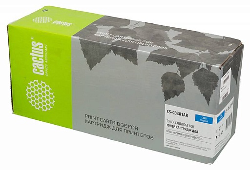лазерный Cactus CB381A голубой (21000стр.) для HP CLJ CM6030/CM6040/CP6015