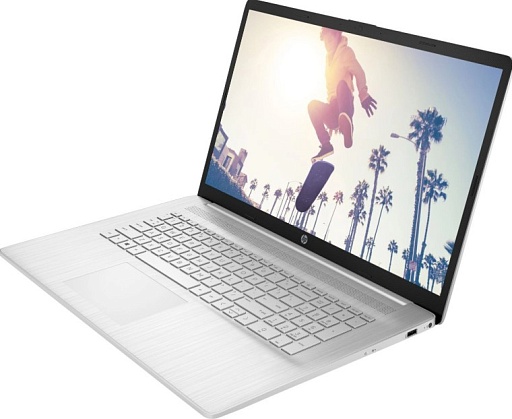 Ноутбук HP 17-cp3166mg Ryzen 7 7730U 16Gb SSD512Gb AMD Radeon Graphics 17.3" IPS FHD (1920x1080) FreeDOS silver WiFi BT Cam (802H9EA)