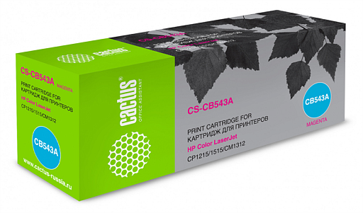 лазерный Cactus 543A пурпурный (1400стр.) для HP CLJ CP1215/1515/CM1312