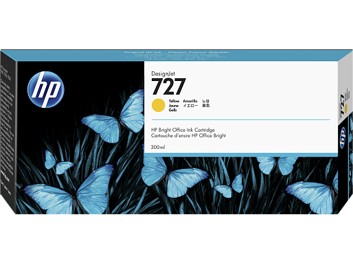 HP 727 Yellow 300 ml (F9J78A)