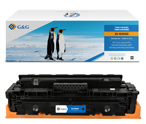 Лазерный G&G 415X Черный (7500стр.) для HP LJ M454/MFP M479