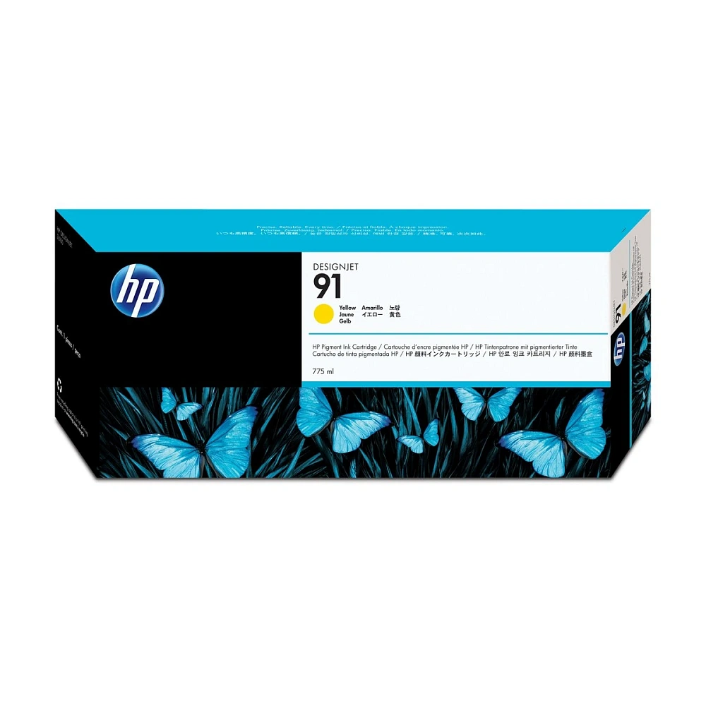 HP 91 775-ml Pigment Yellow Ink Cartridge HP 91 775-ml Pigment Yellow Ink Cartridge