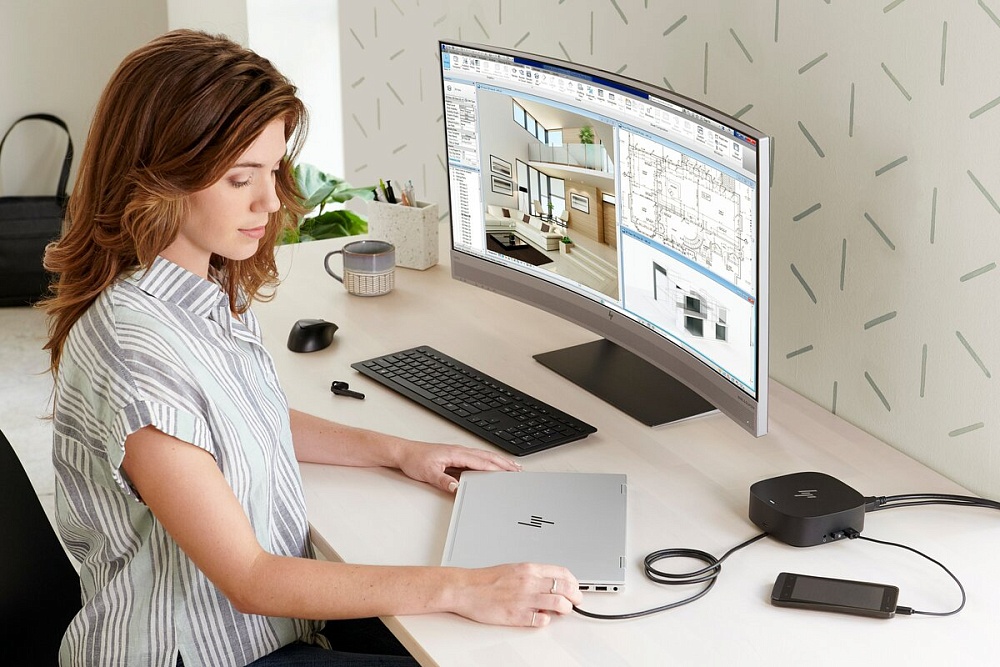 док-станция Docking Station HP USB-C Dock G5(EB x360 1040G6 G5/1030G3/735G6/745G6/755G5/640G5 G4/645G4/650G5 G4/830G6 G5/850G6 G5/840 G6 G5/ProB 445G6/430 G7/440 G7/450 G7) (незначительное повреждение коробки)
