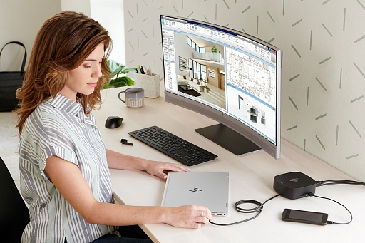 док-станция Docking Station HP USB-C Dock G5(EB x360 1040G6 G5/1030G3/735G6/745G6/755G5/640G5 G4/645G4/650G5 G4/830G6 G5/850G6 G5/840 G6 G5/ProB 445G6/430 G7/440 G7/450 G7) (незначительное повреждение коробки)