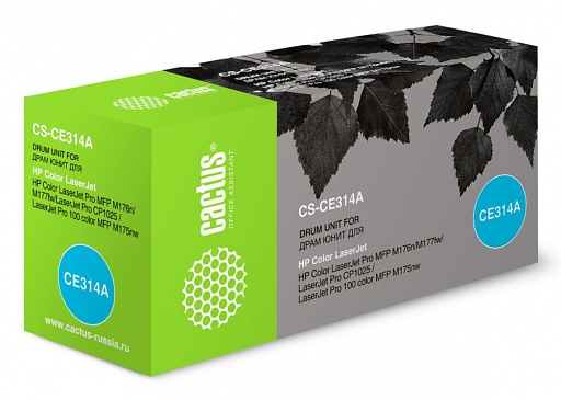 блок фотобарабана Cactus 314A (14000стр.) для HP CLJ CP1012 Pro/CP1025 Pro/CP1025nw Pro/CP1025 Pro Plus HP