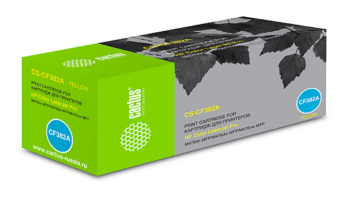лазерный Cactus 382A желтый (2700стр.) для HP LJ Pro M476dn/M476nw/M476dw