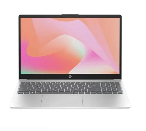 Ноутбук HP15 15-fd2050wm 15.6" FHD IPS Touch, Intel Core Ultra 5 225U, 8Gb, 512Gb SSD, Win11 Home (ENG), серебристый (D4JK5UA)
