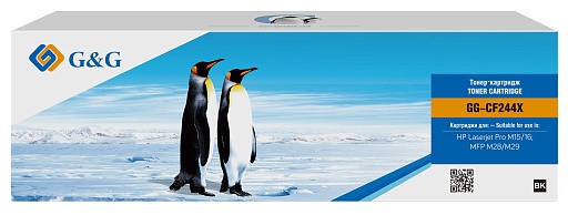 лазерный G&G 244X черный (2000стр.) для HP LJ M15 Pro/M15a Pro/M28a Pro MFP/M28w Pro MFP