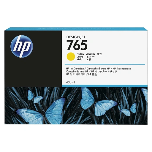 HP 765 400-ml Yellow Designjet Ink Cartridge