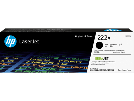 HP 222A черный (1300 стр.) для HP LJ Pro 3203dw/3303fdn/3303sdw