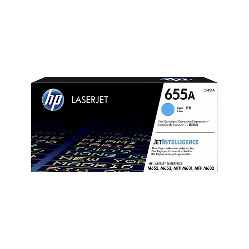 HP 655A Cyan Original LaserJet Toner Cartridge