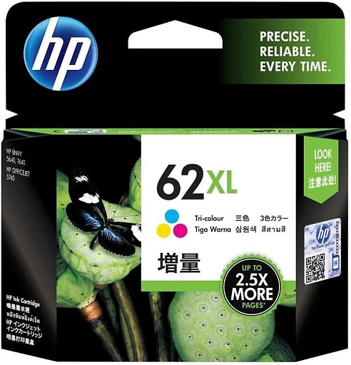 HP 62XL Tri-Collor Cyan/Yellow/Magenta