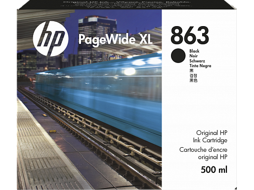HP 863 Black PageWide XL