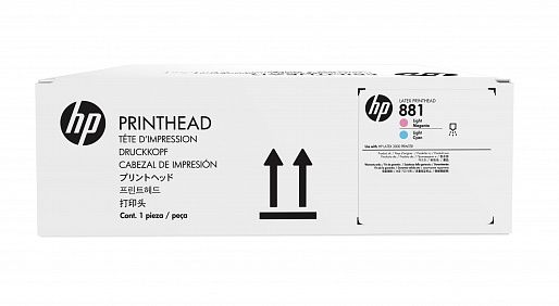 HP 881 Lt Magenta/Lt Cyan Printhead 