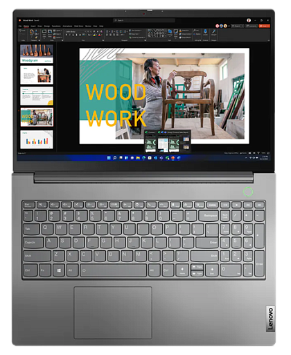 Ноутбук Lenovo ThinkBook 15 G4 IAP 15.6"FHD(1920x1080)IPS 300N, i5-1235U, 8GB DDR4 3200, 256GB SSD M.2, Intel Iris Xe, Wifi6, BT, FPR, FHD Cam, 65W USB-C Slim,KB ENG/RUS, Win (существенное повреждение коробки