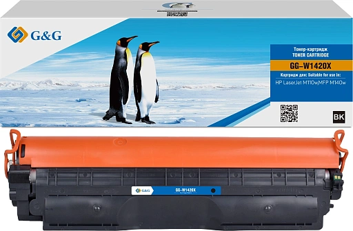 лазерный G&G W1420A черный (2000стр.) для HP LJ M110w/MFP M140w