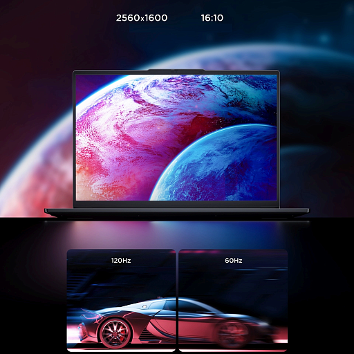 Lenovo Xiaoxin Pro16 IRH8 Core i7 13620H 16Gb SSD1Tb Intel UHD Graphics 16" IPS 2.5K (2560x1600) Windows 11 Home grey WiFi BT Cam