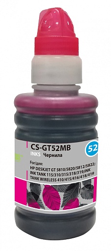 чернила Cactus M0H55AE пурпурный (100мл) для HP DeskJet GT 5810/5820/5812/5822