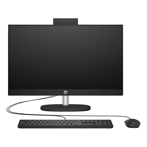 HP All-in-One 24-cr0253nh 23.8"(1920x1080 IPS)/Intel Core i5 1335U(1.4Ghz)/16384Mb/512PCISSDGb/noDVD/Int:Intel Iris X/Cam/WiFi/war 1y/Jack Black/DOS + Eng kbd, mouse