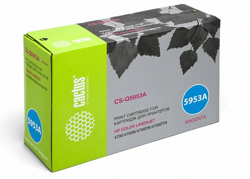 лазерный Cactus Q5953A пурпурный (10000стр.) для HP CLJ 4700