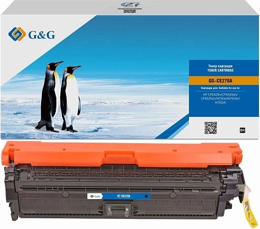 лазерный G&G GG-CE270A черный (13000стр.) для HP LJ Ent CP5525