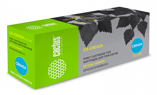 лазерный Cactus 542A желтый (1400стр.) для HP CLJ CP1215/1515/CM1312