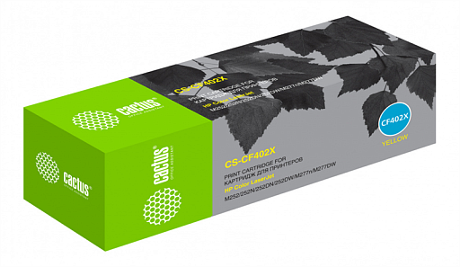 лазерный Cactus 402X желтый (2300стр.) для HP CLJ M252/252N/252DN/252DW/M277n/M277DW лазерный Cactus 402X желтый (2300стр.) для HP CLJ M252/252N/252DN/252DW/M277n/M277DW