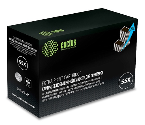 лазерный Cactus 255XX черный (15000стр.) для HP LJ P3015