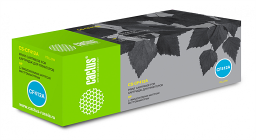 лазерный Cactus 412A желтый (2300стр.) для HP LJ M452DW/DN/NW/M477FDW/M477FDN/M477FNW
