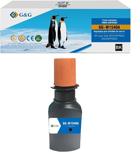 лазерный G&G W1540A черный (2500стр.) для HP Laser Tank 1502/MFP 1602/2502/MFP 2602
