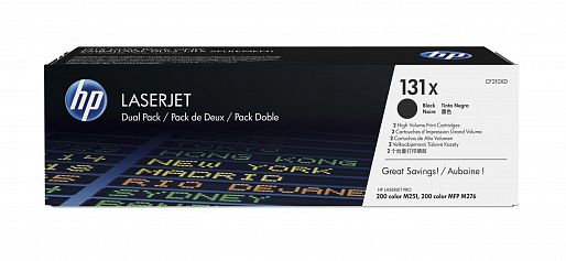 HP 2-pack 131X black (CF210XD)