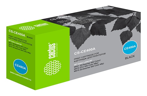 лазерный Cactus 400A черный (5500стр.) для HP LJ M551