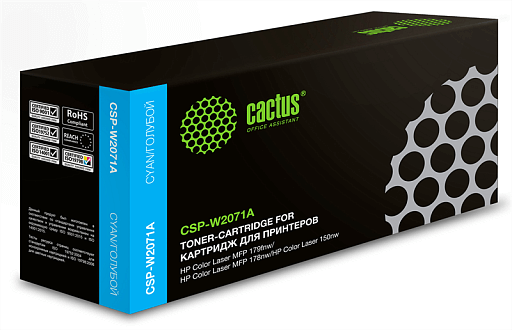 лазерный Cactus 117A голубой (700стр.) для HP Color Laser 150a/150nw/178nw MFP/179fnw MFP