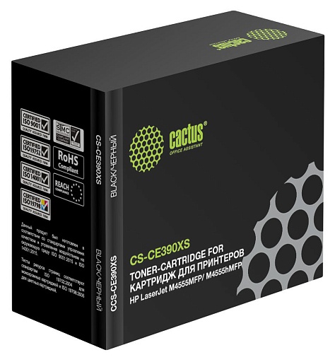 лазерный Cactus 390X черный (24000стр.) для HP LJ M4555