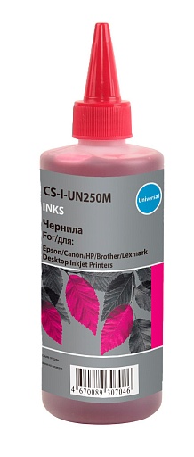 чернила Cactus Un250M пурпурный (250мл) для Epson/Canon/HP/Brother Ecotank