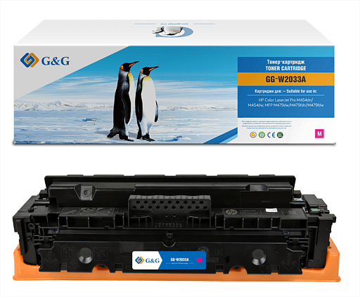 лазерный G&G 415A пурпурный (2100стр.) для HP LJ M454/MFP M479