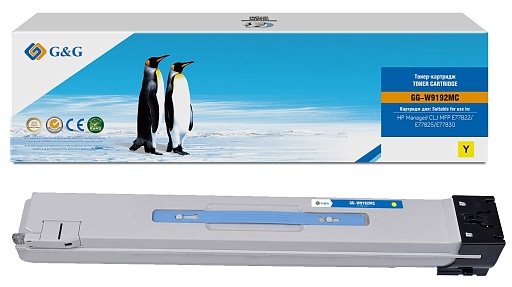 лазерный G&G желтый (28 000 стр.) для HP Managed CLJ E77822,E77825,E77830