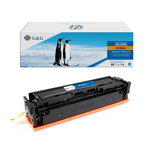 лазерный G&G 541X голубой (2500стр.) для HP CLJ M254dw/M254nw/M281FDN/M281FDW/M280NW лазерный G&G 541X голубой (2500стр.) для HP CLJ M254dw/M254nw/M281FDN/M281FDW/M280NW