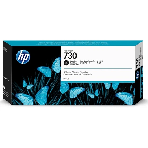 HP 730 300-ml Photo Black Ink Crtg