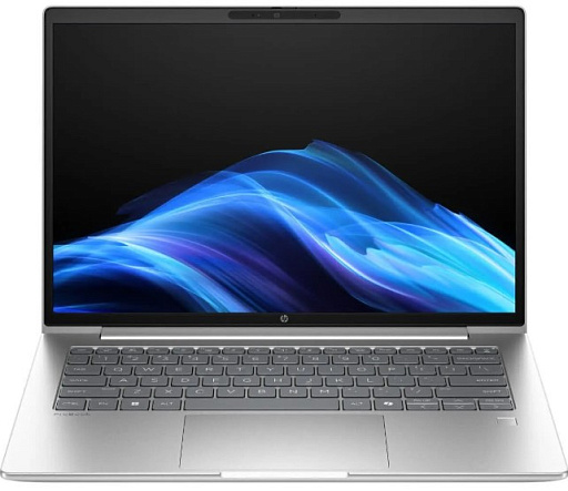 ноутбук HP ProBook 4 G1i Ultra 7 255U 14" WUXGA (1920x1200) UWVA 300 nits 16GB DDR5 5600,512GB SSD,Intel Graphics,Intel AX211,Backlit,No FPR,56Wh,1y,1.4kg,Dos,KB Eng,Silver