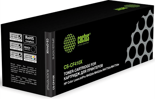 лазерный Cactus 410X черный (6500стр.) для HP HP CLJ Pro M452dn/M452dw/M477fdn/M477fdw