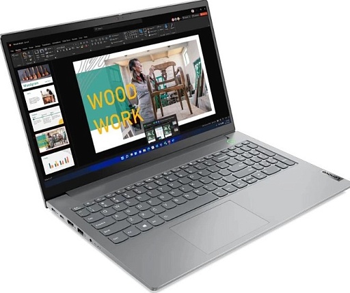 Ноутбук Lenovo Thinkbook 15 G4 IAP Core i7 1255U 8Gb SSD512Gb Intel Iris Xe graphics 15.6" IPS FHD (1920x1080) без ОС grey WiFi BT Cam Bag (21DJ00PGAK)