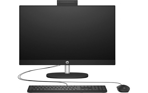 Моноблок HP 24-cr2053ci 23.8" Full HD Core Ultra 5 225U (1.3) 16Gb SSD512Gb Graphics без ОС GbitEth WiFi BT 90W клавиатура мышь Cam черный 1920x1080