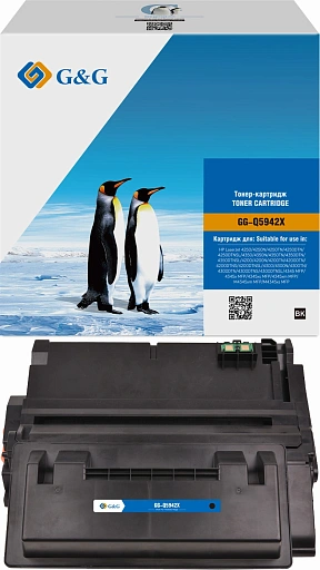 лазерный G&G Q5942X черный (20000стр.) для HP LJ 4250/4250N/4250TN/4250DTN/4250DTNSL/4350/4350N/4350TN/4350DTN/4350DTNSL/4200/4200N/4200TN/4200DTN/4200DTNS/4200DTNSL/4300/4300N/4300TN/4300DTN/4300DTNS/4300DTNSL/4345