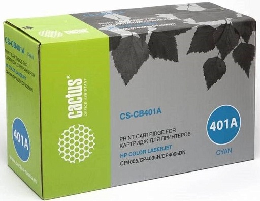 лазерный Cactus 401A голубой (7500стр.) для HP CLJ CP4005/CP4005DN/CP4005N