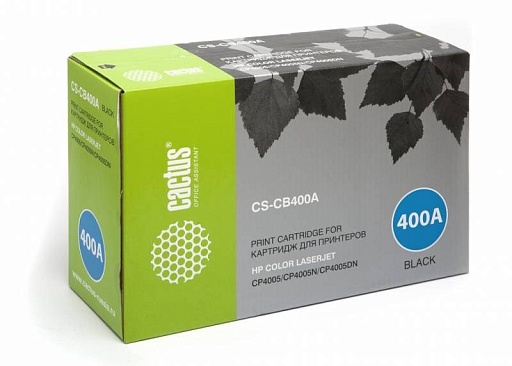 лазерный Cactus CB400A черный (7500стр.) для HP CLJ CP4005